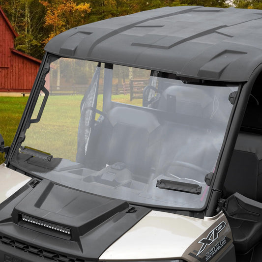 A & UTV PRO front windshield assembly for Polaris Ranger XP 1000; easy install.