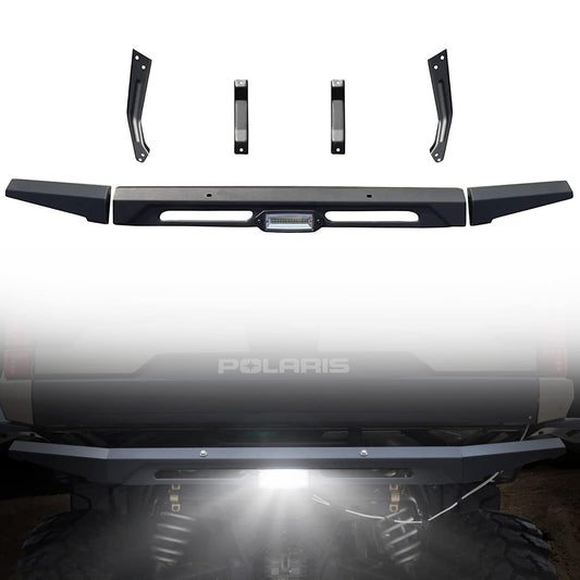A & UTV PRO Ranger XP 1000 rear bumper with LED light for enhanced rear visibility