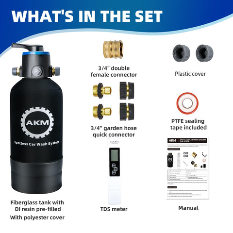 AKM Spotless Water System durable tank supports long-term use