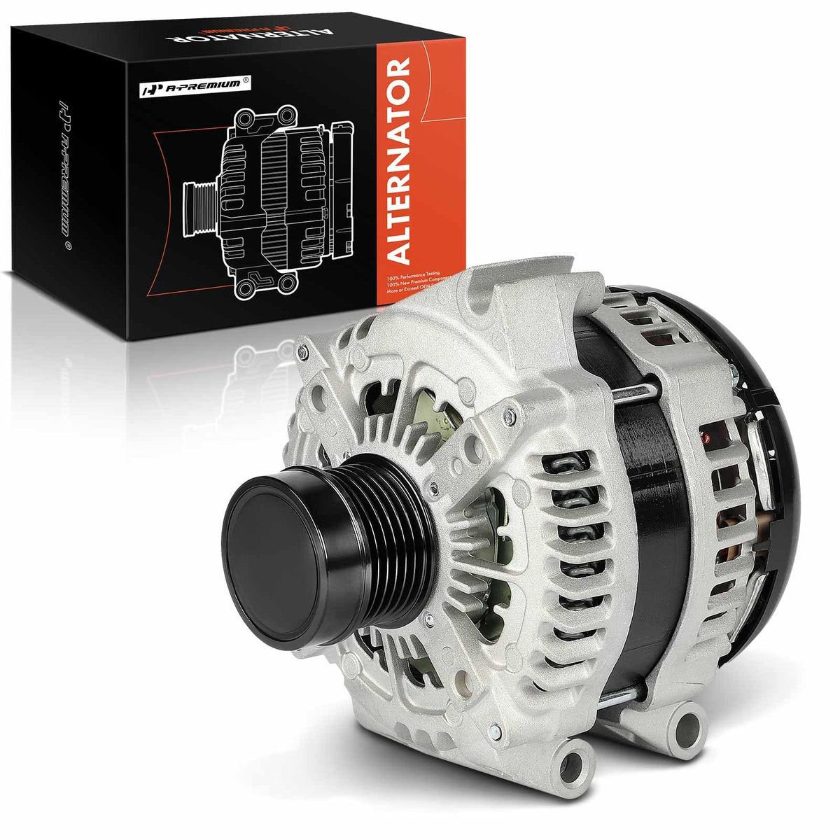 A-Premium alternator for Chrysler Pacifica, front view, reliable charging.