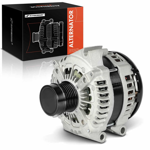 A-Premium alternator for Chrysler Pacifica, front view, reliable charging.
