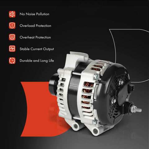 A-Premium alternator built with 100% new components for rugged use.