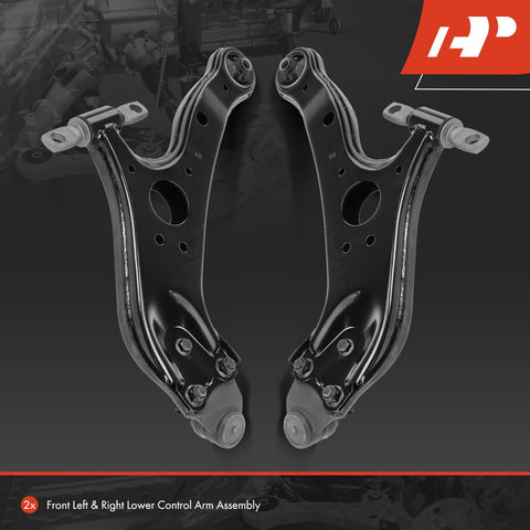 A-Premium left-side front control arm assembly view for precise fitment