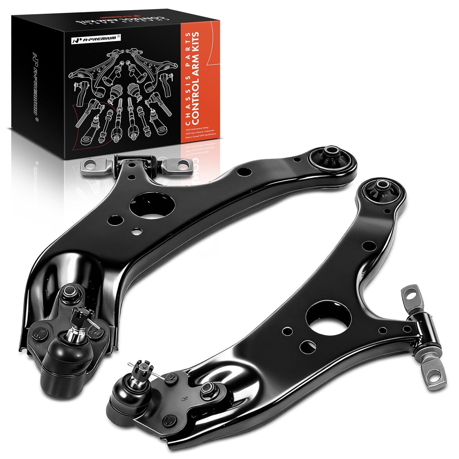 A-Premium front lower control arm with ball joint for Toyota Sienna enhances steering feel