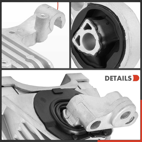 A-Premium hydraulic mount detail highlights damping components.