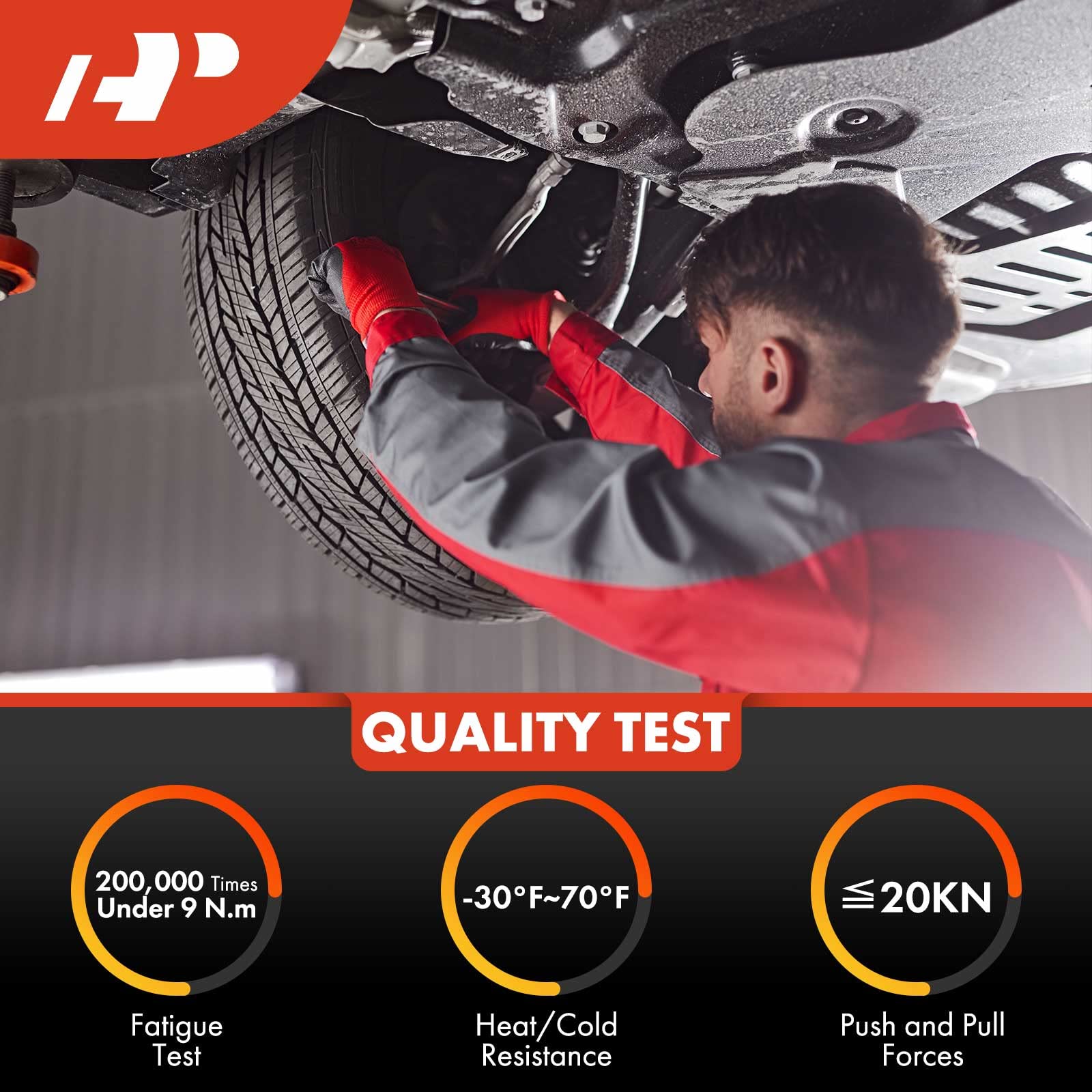 A-Premium pre-greased joints for easier installation and longer life