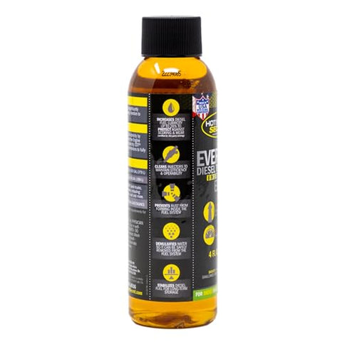 Hot Shot's Secret EDT injector cleaner improving fuel delivery and reducing deposits