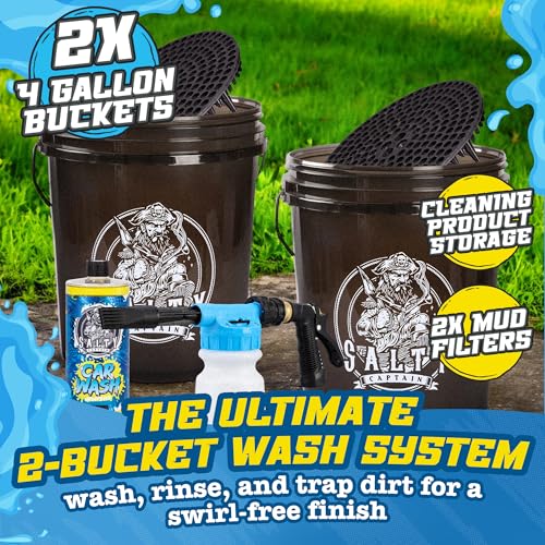 Salty Captain Drip Dry Hydro Coat speeds drying with hydrophobic shine.