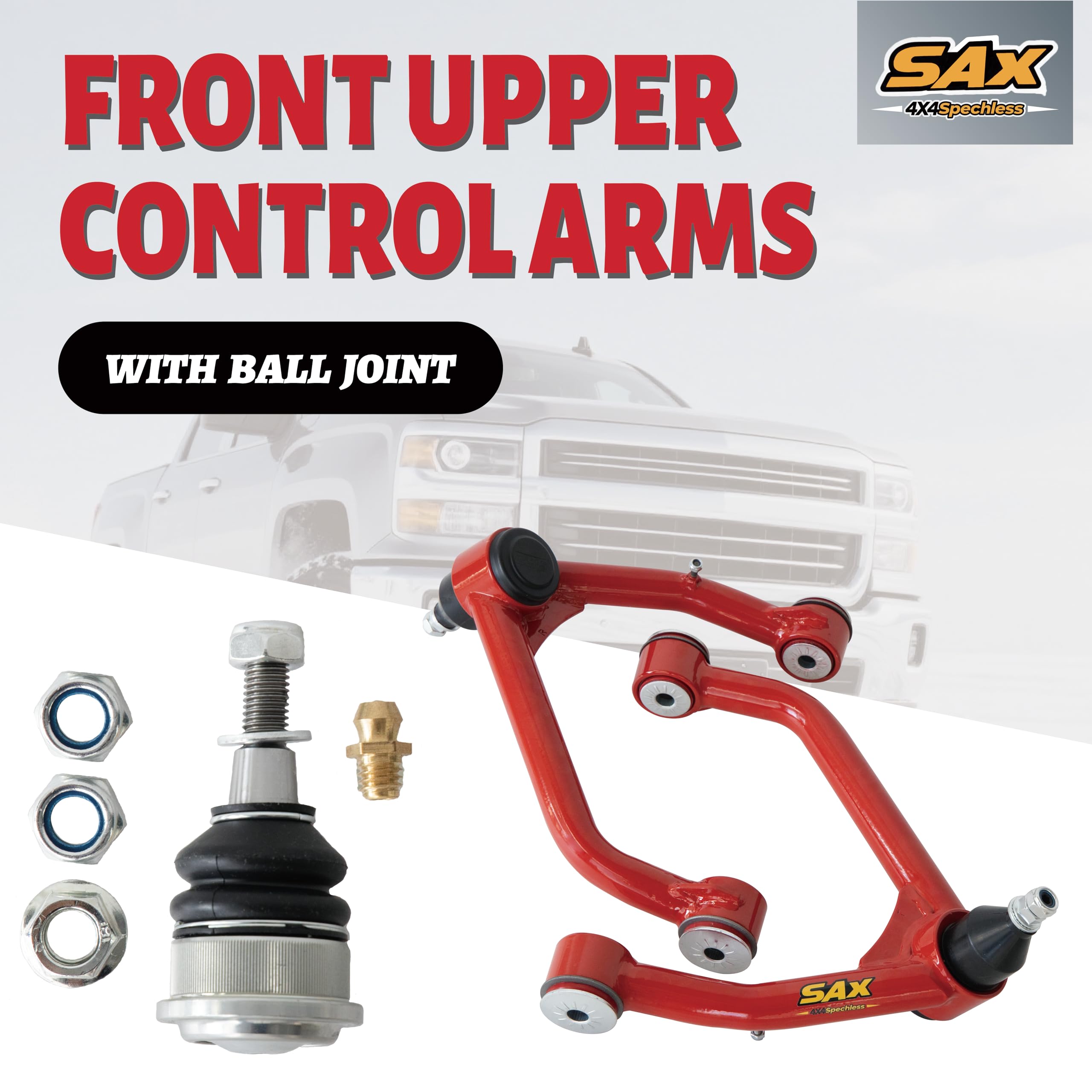 SAX 4X4speechless urethane bushings reduce vibration for a calmer ride.