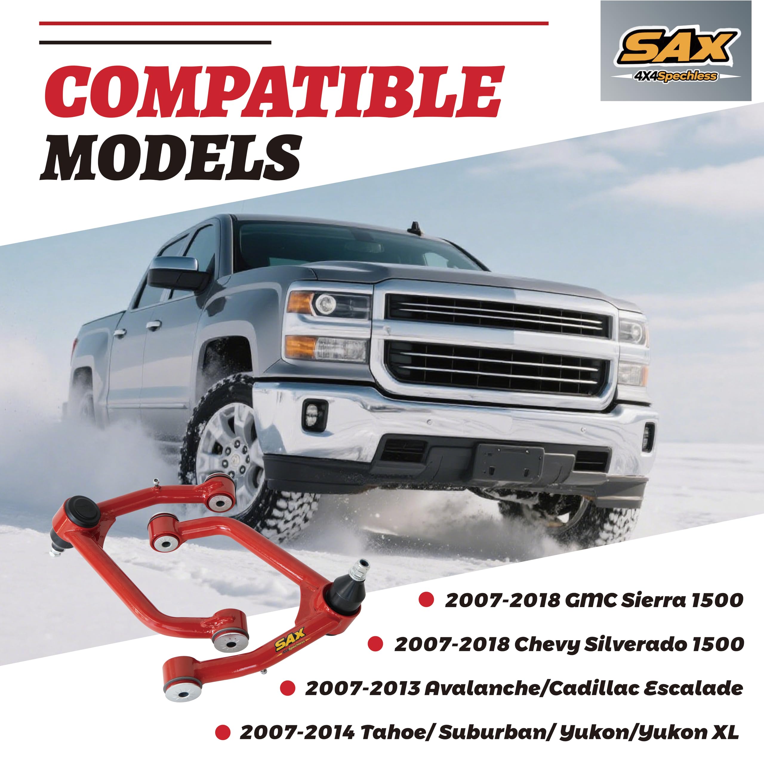 SAX 4X4speechless wrinkle-red tubular design adds rugged appearance and strength.