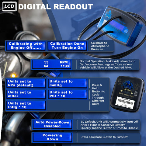 The Digi Sync carb-sync tool dual throttle-bodies for carbureted and injected engines.