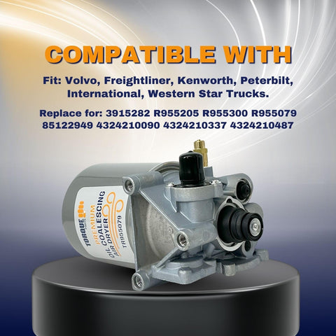 Torque R955079 coalescing cartridge capturing contaminants before braking.